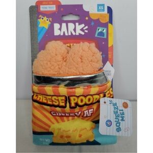 Bark Teacher's Pet Cheese Poodles Dog Toy